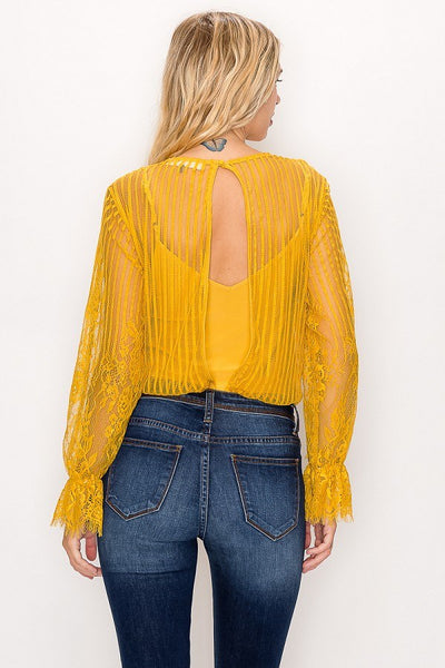 Floral Lace Bodysuit
