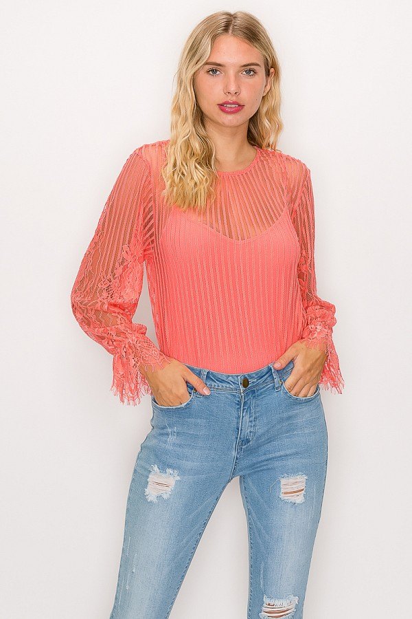 Floral Lace Bodysuit