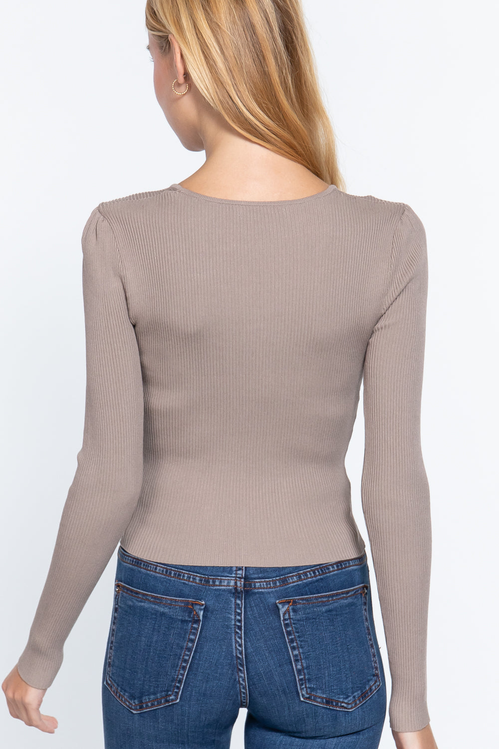 Long Sleeve Knit Top