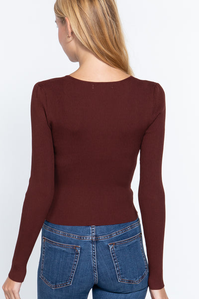 Long Sleeve Knit Top