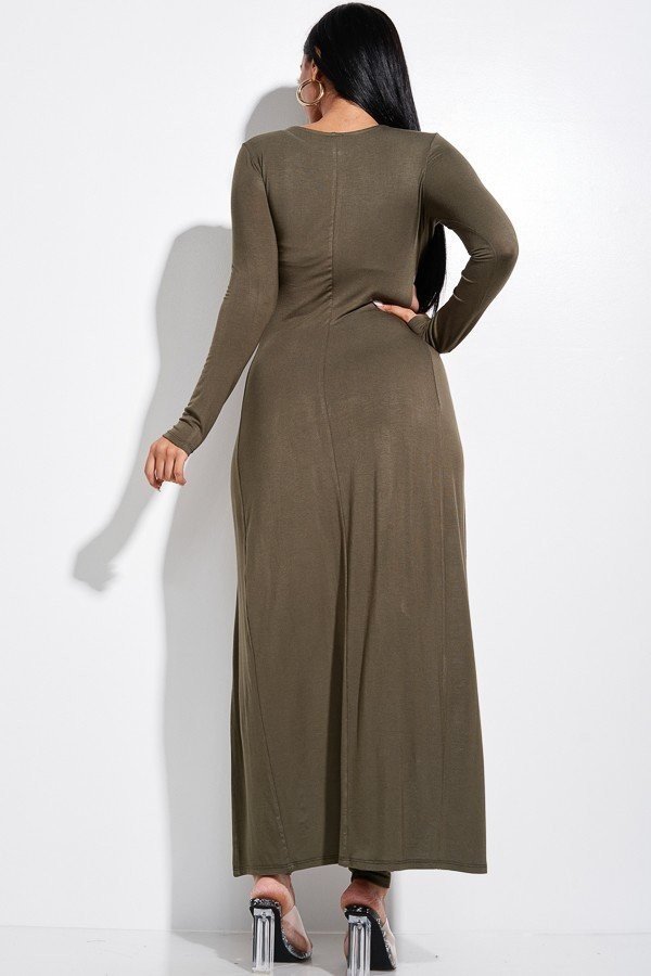 Long Sleeve Crossed Over Pants Set