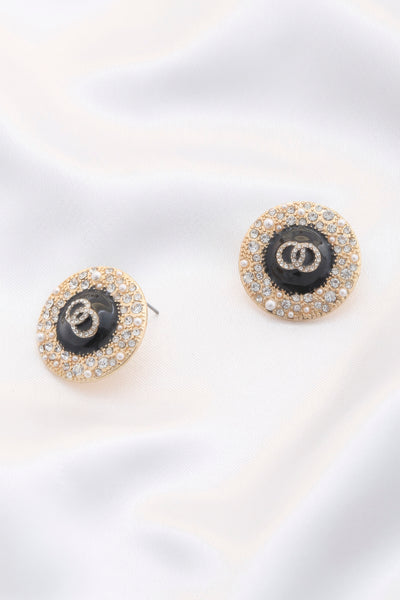 Double Circle Round Earrings