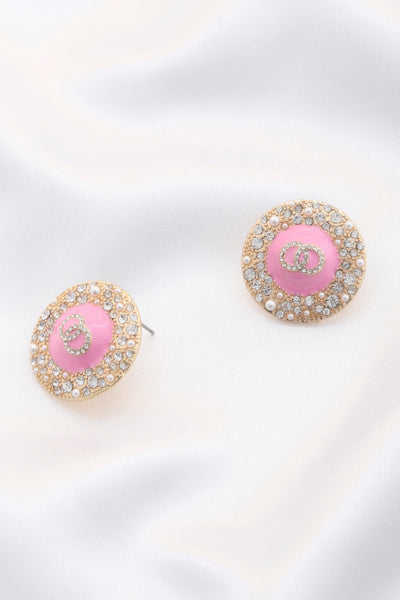 Double Circle Round Earrings