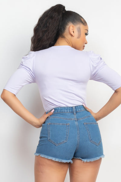 Lilac Elegance Knit Top