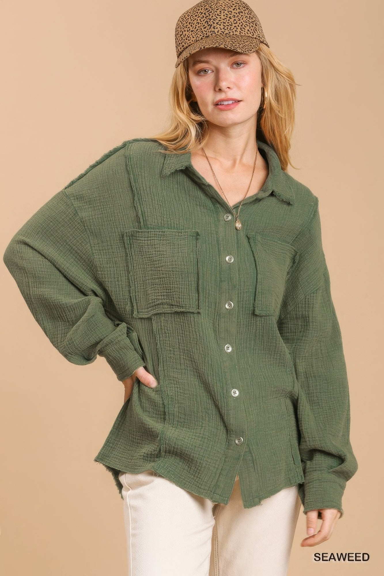 Mineral Wash Long Sleeve Top