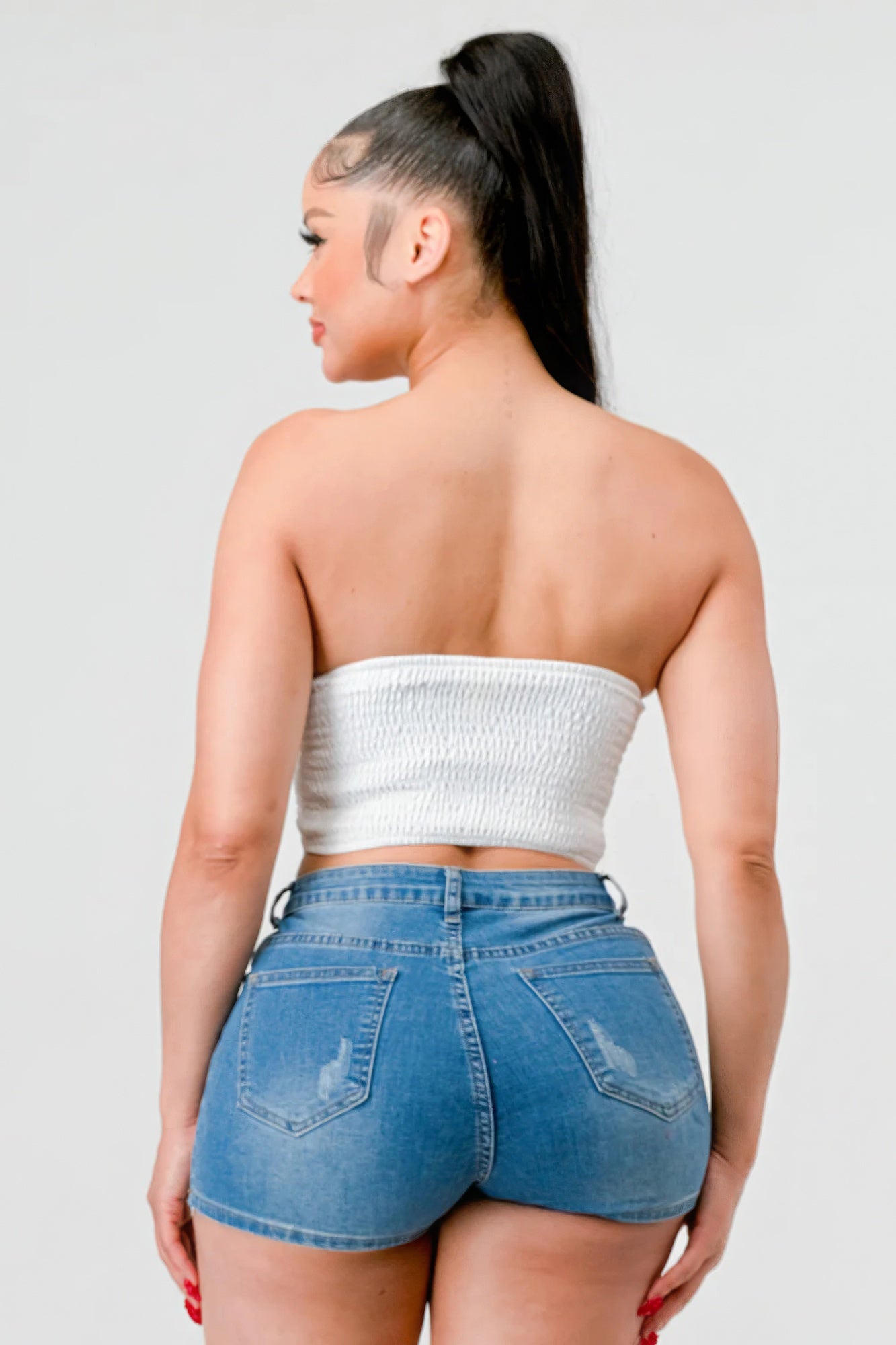 Luxe sweetheart lace bustier top