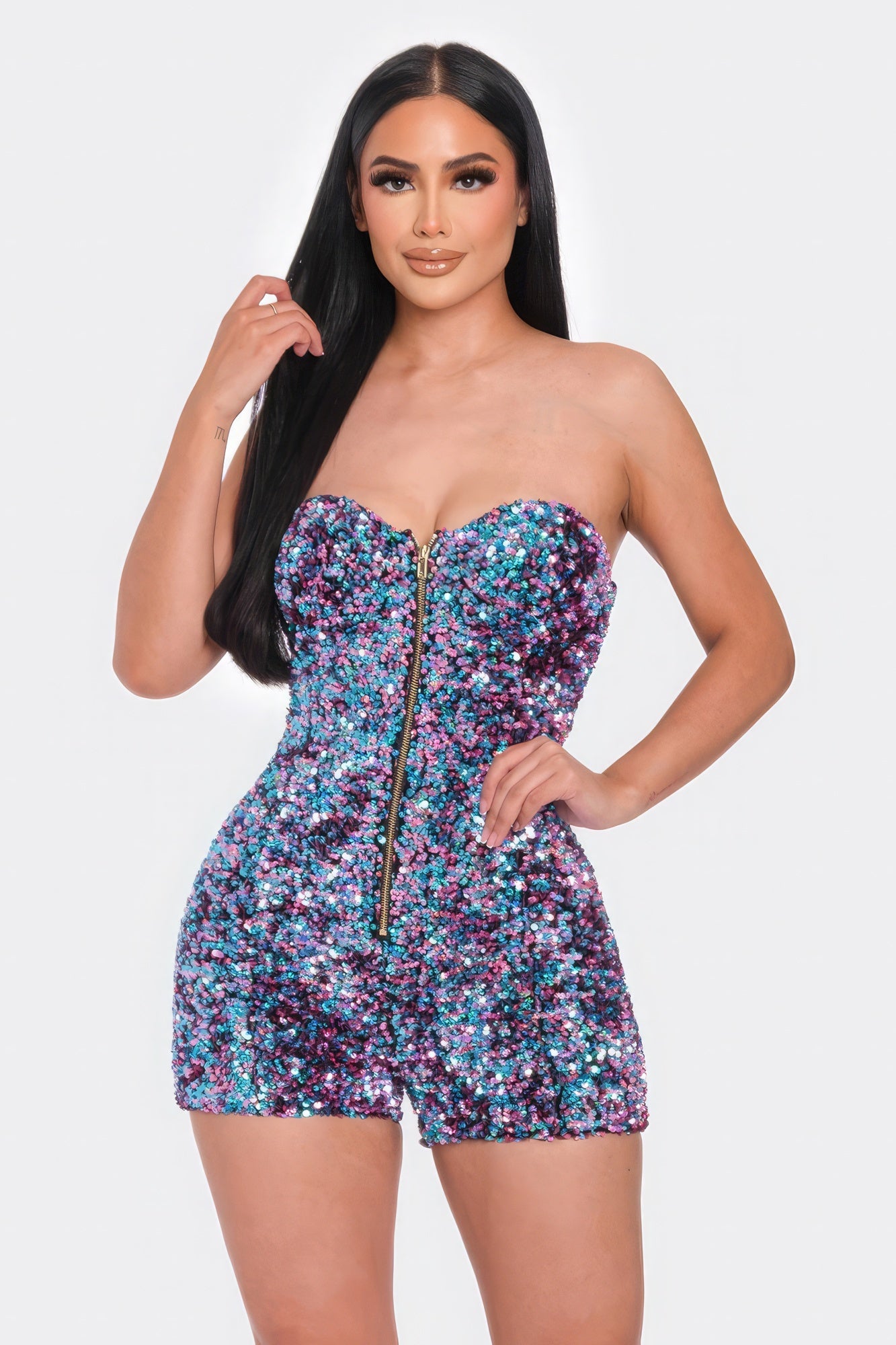 Glamour Sequins Romper