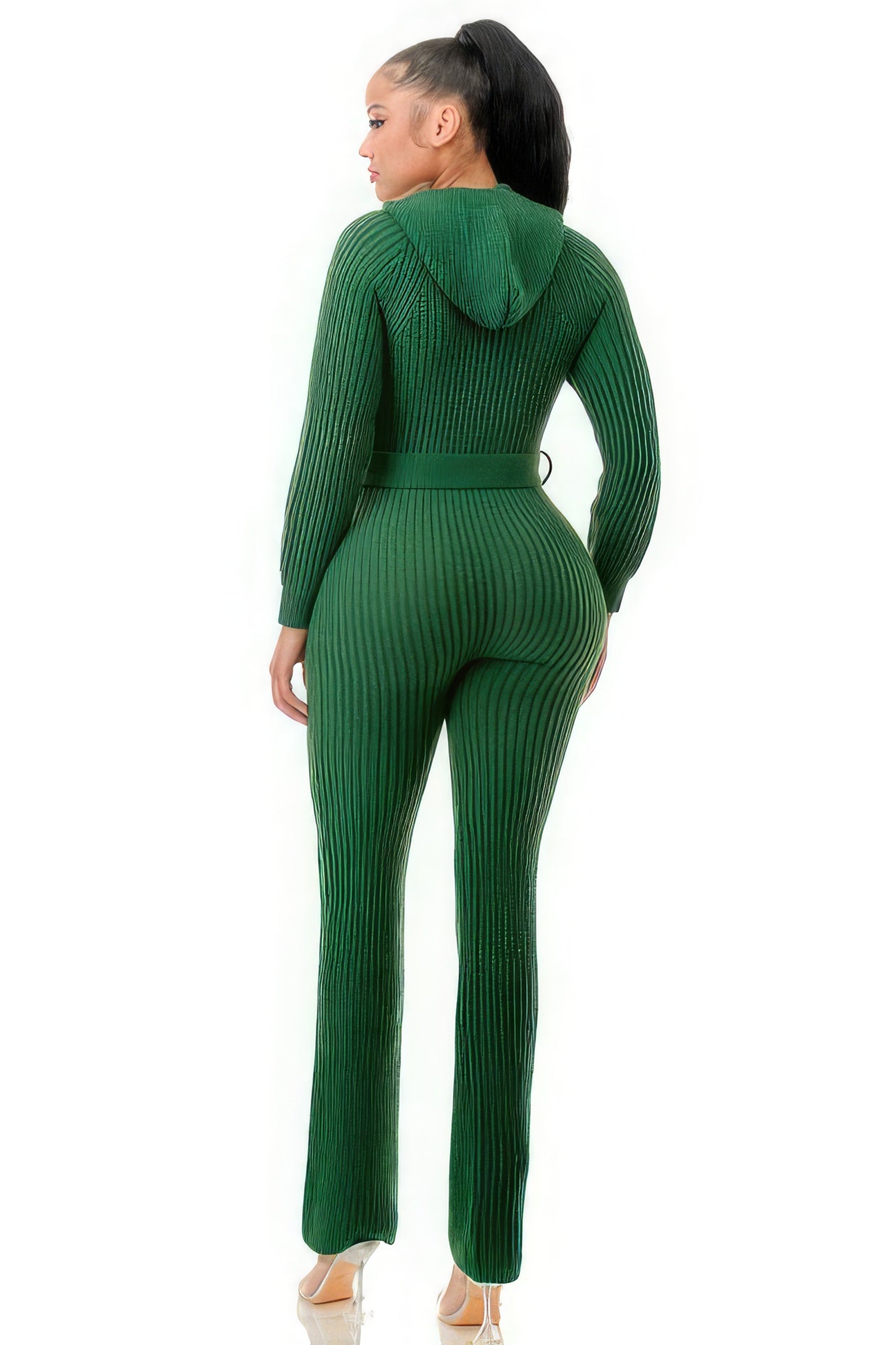 Monroe Hooded Sweater Jumpsuit