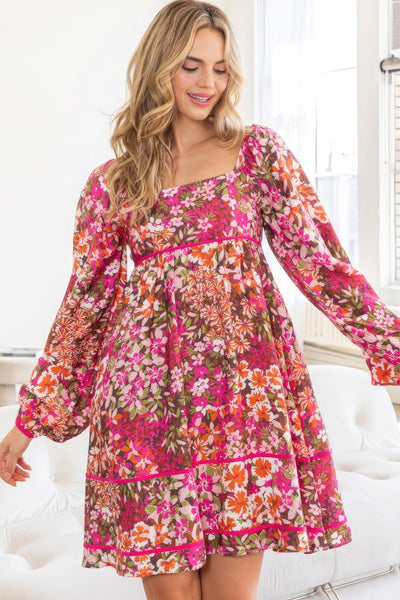 Floral Casual Dress