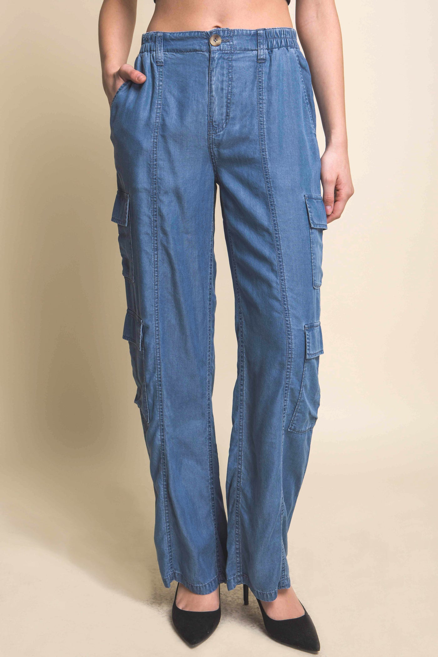 Wide Leg Cargo Pants