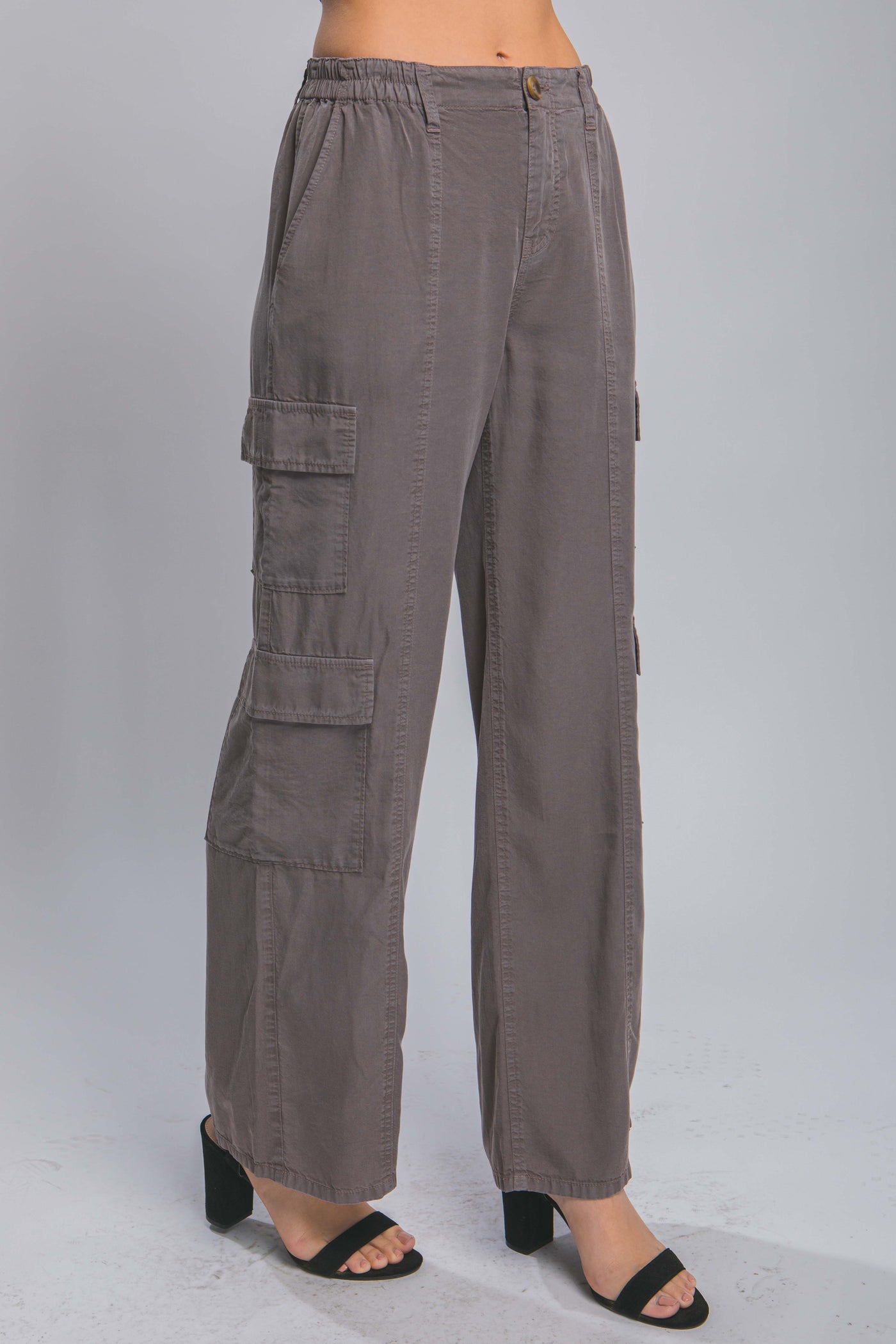 Wide Leg Cargo Pants