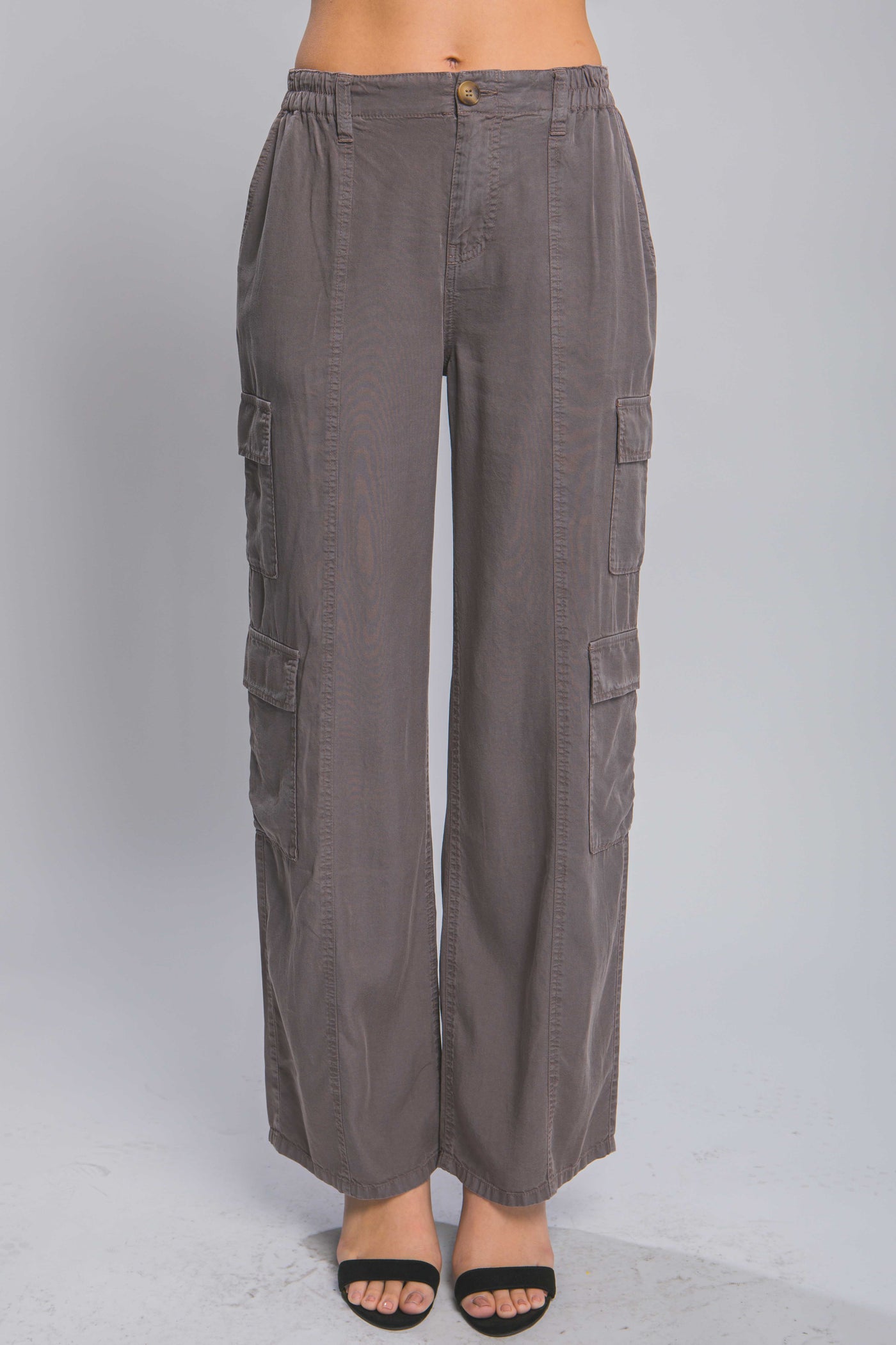 Wide Leg Cargo Pants