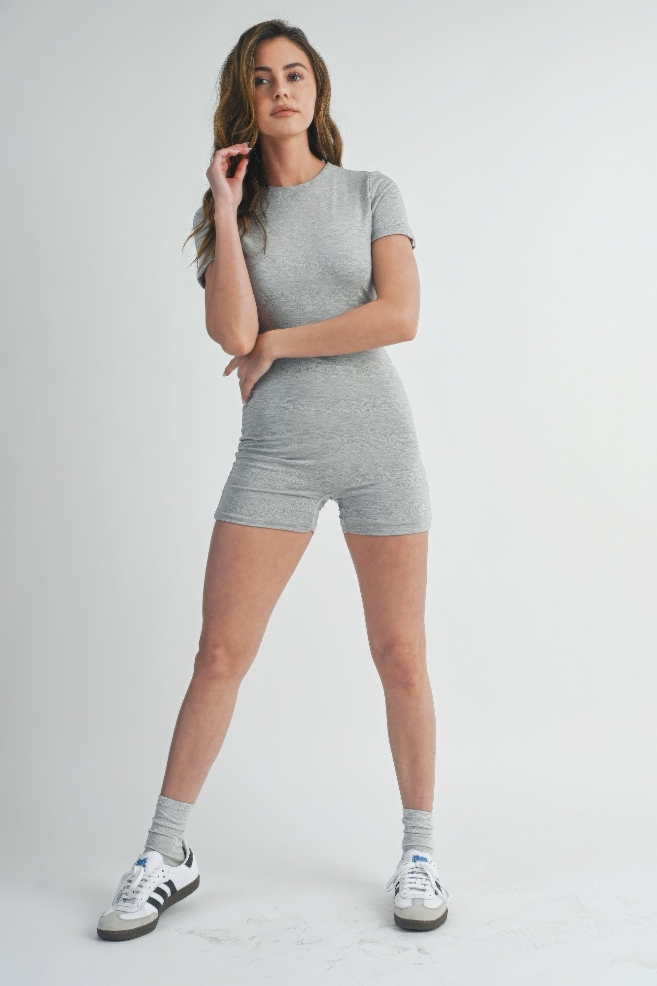 Casual Short Sleeve Romper