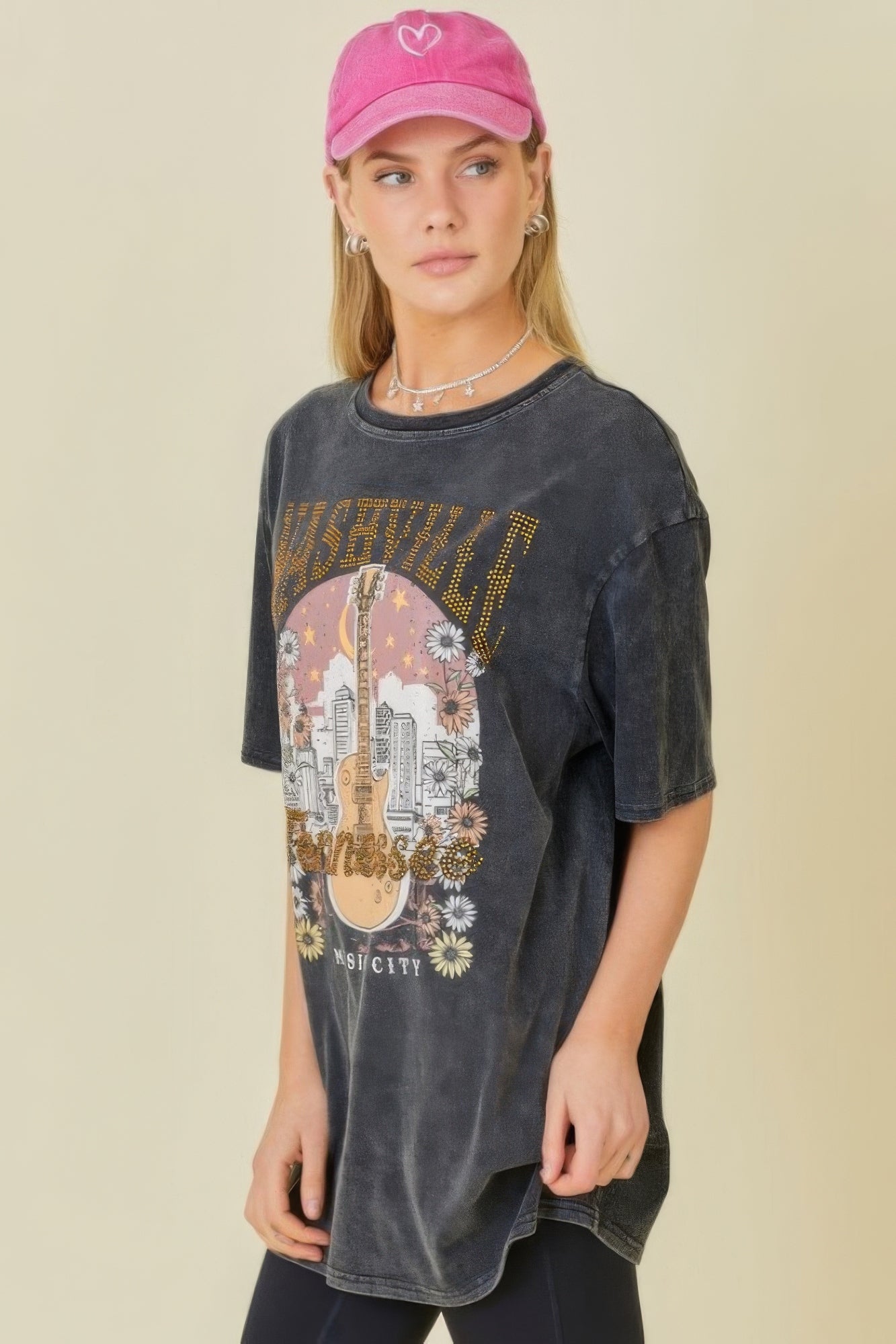 Nashville Music City Graphic Tee
