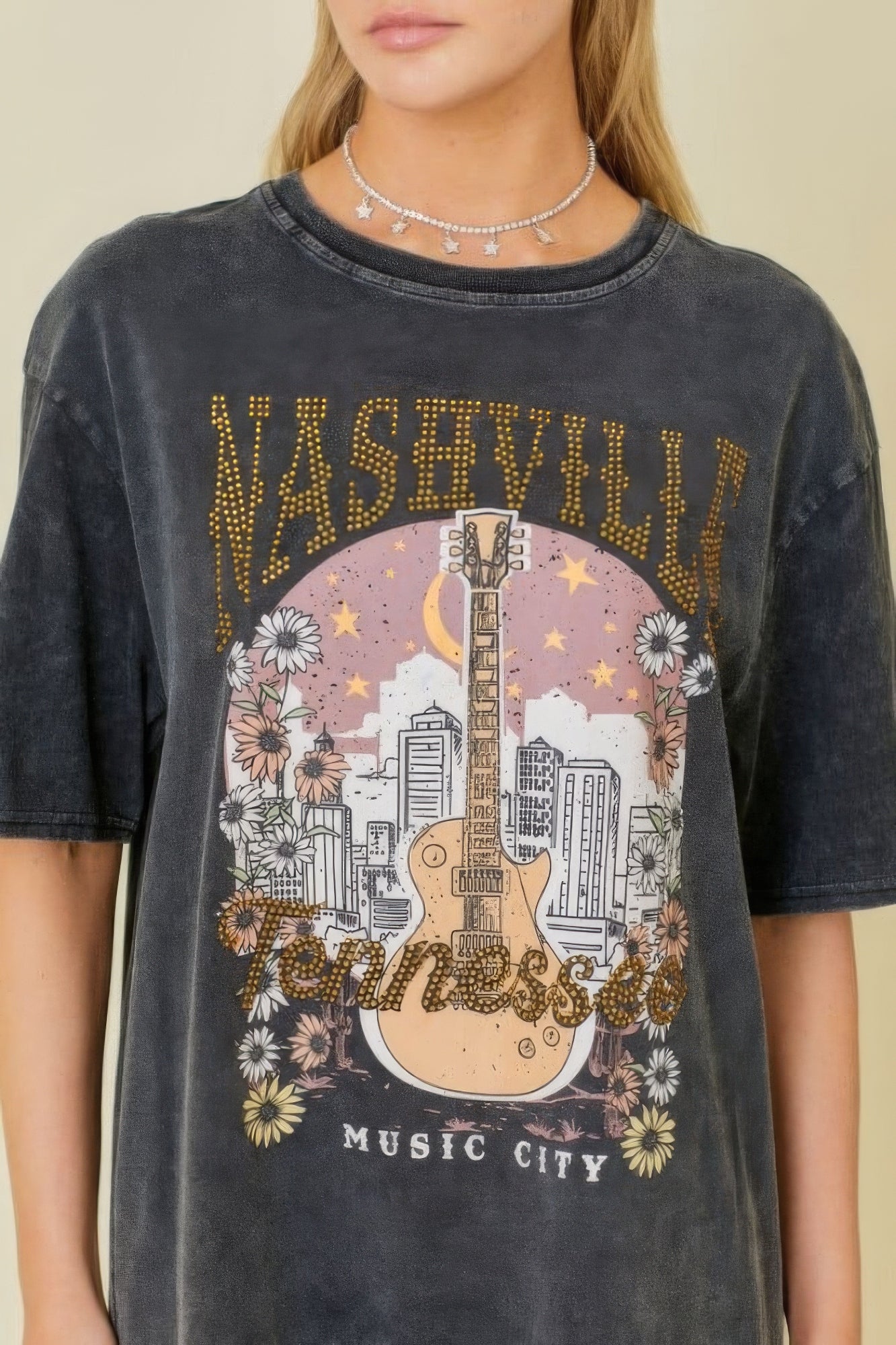 Nashville Music City Graphic Tee