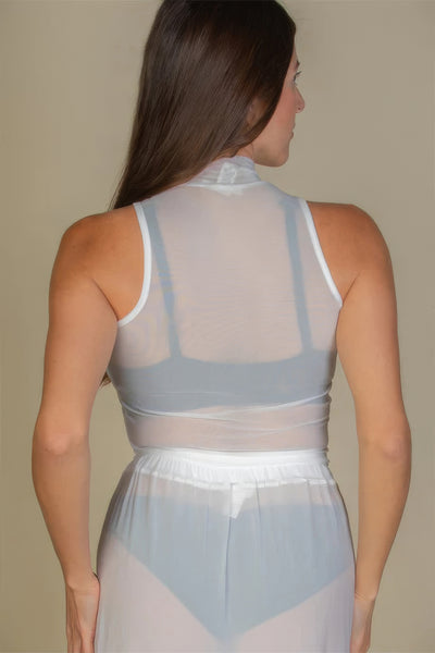 Sheer Mesh Tank Top