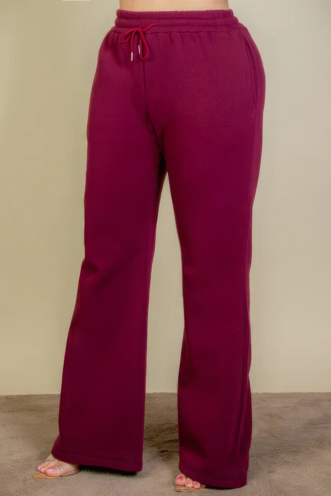 Plus Wide leg Sweatpants