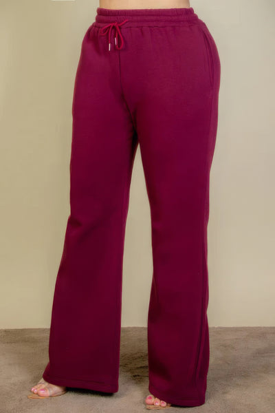 Plus Wide leg Sweatpants