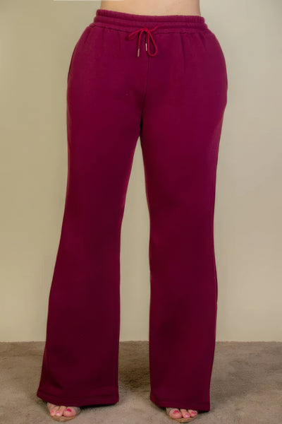 Plus Wide leg Sweatpants