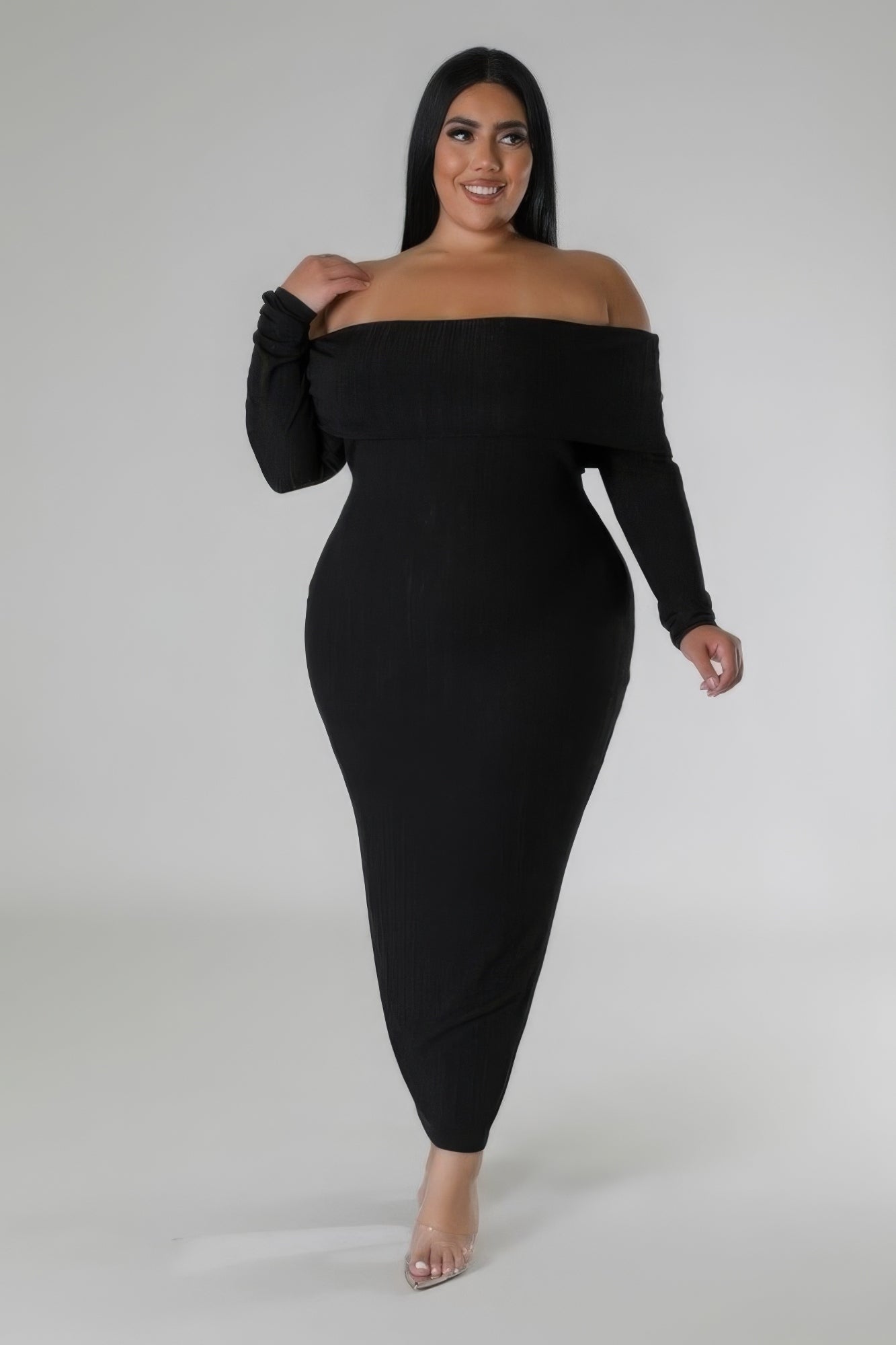 Off Shoulders Maxi Dress