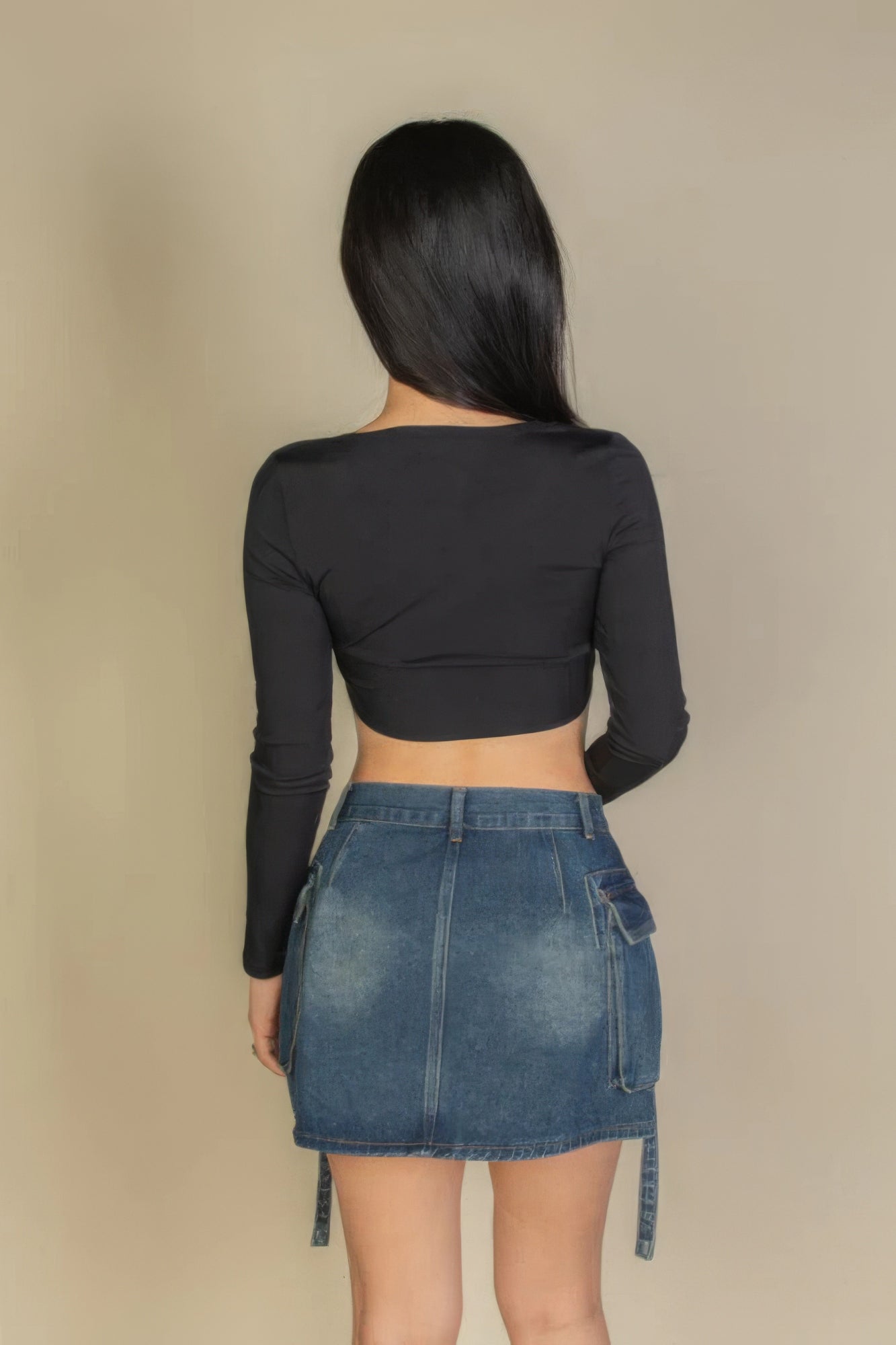 Long Sleeve Crop Top