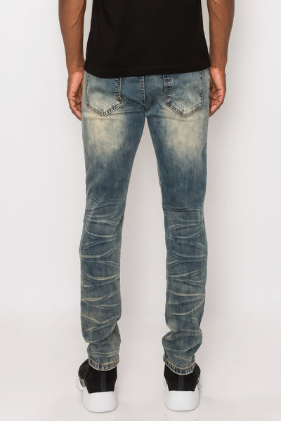 Men Biker Denim Jeans