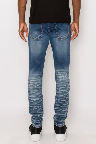 Men Biker Denim Jeans