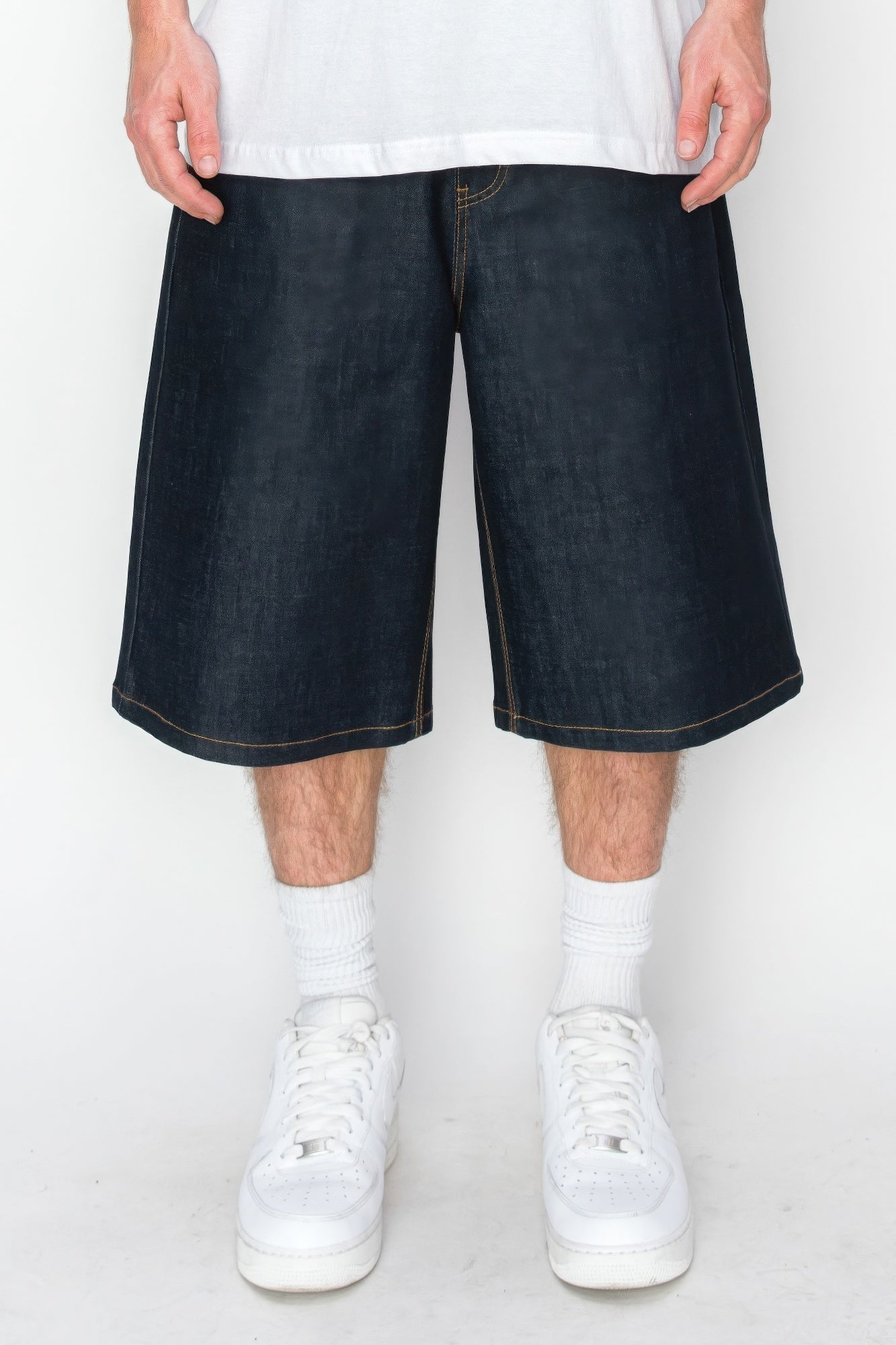 Baggy Fit  Denim Shorts