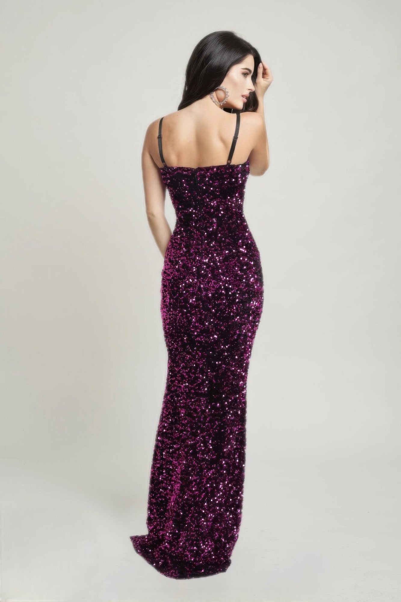 Cecily Velvet Corset Maxi Dress