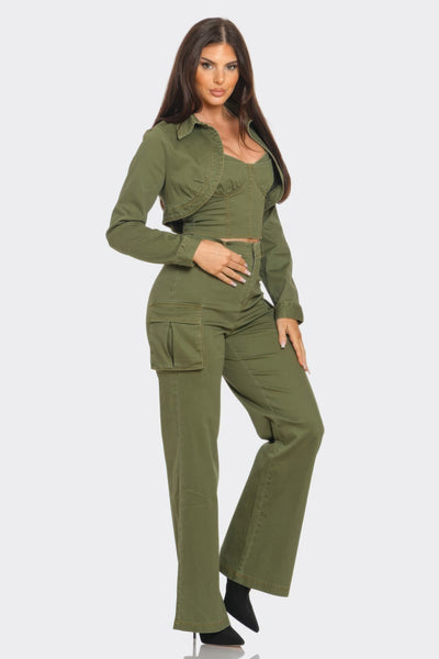Nashville Denim Matching Set