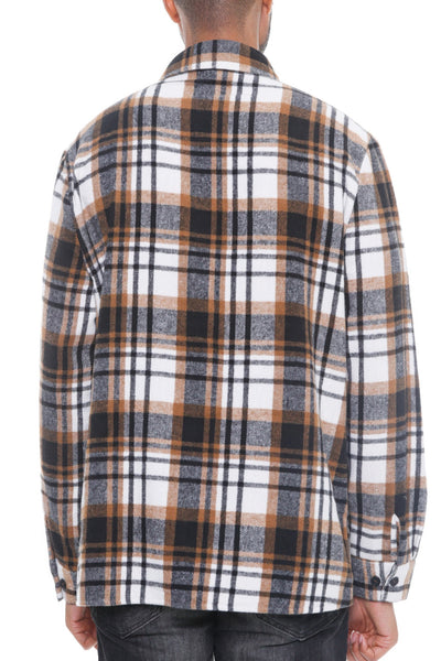 Mens Checkered Soft Flannel Shirt