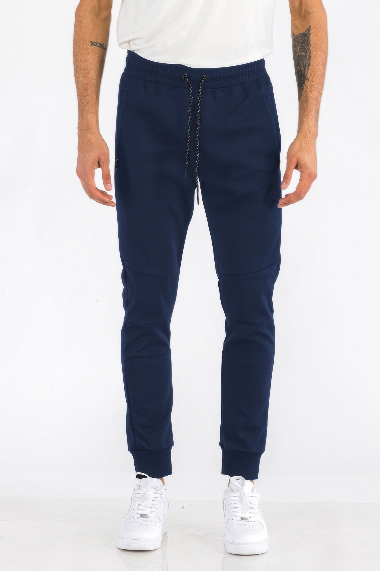 Mens Solid Joggers