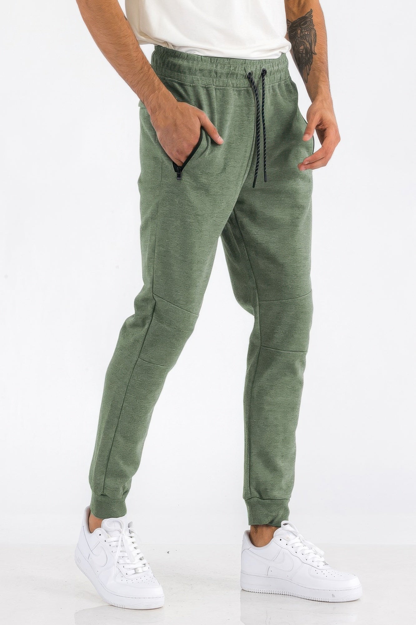 Mens Solid Joggers