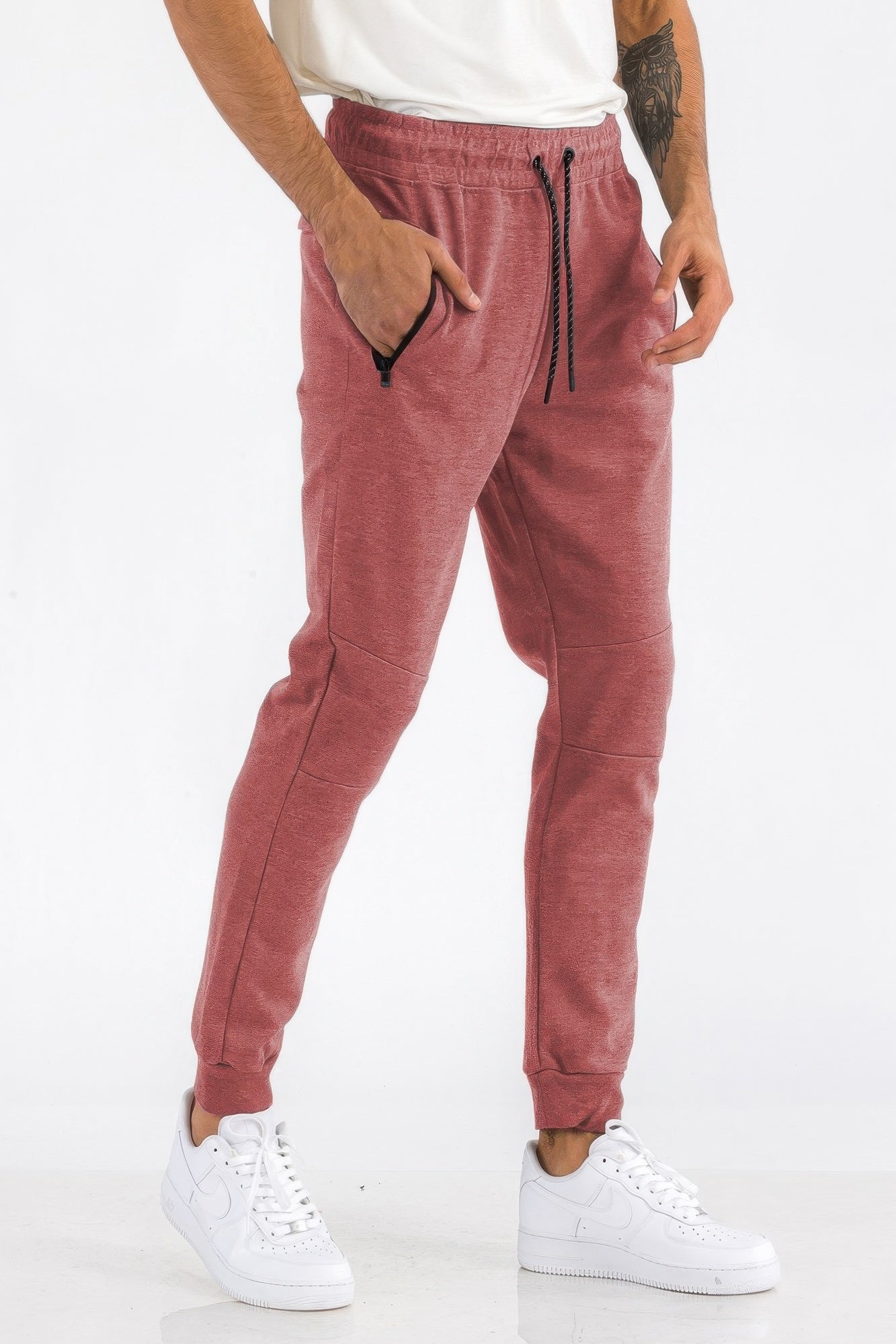 Mens Solid Joggers