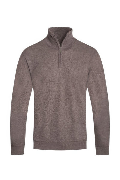 Mens Knit Zip Sweater