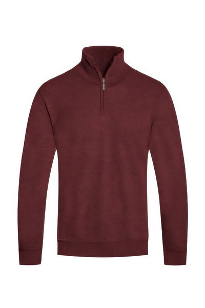 Mens Knit Zip Sweater