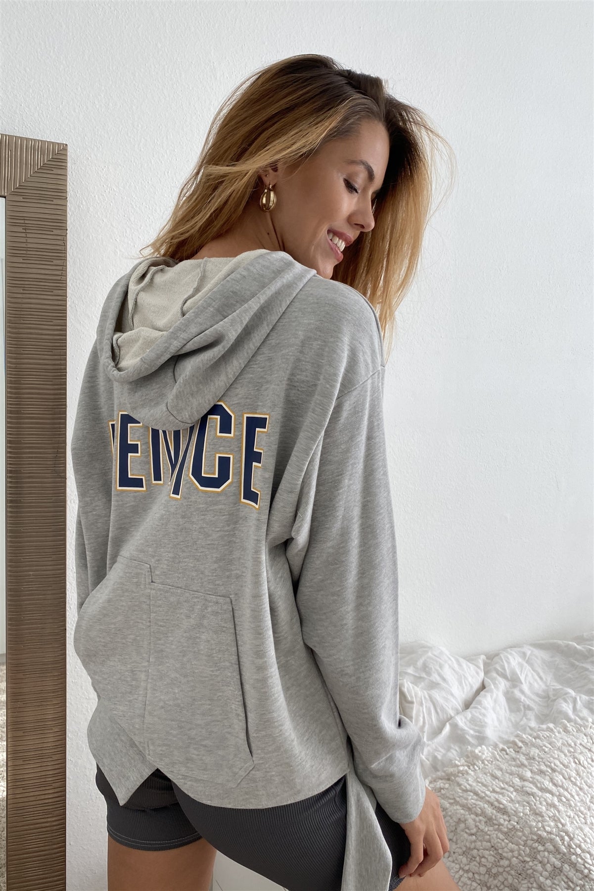 Graphic "venice" Pullover Hoodie
