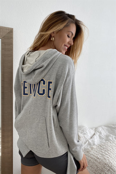 Graphic "venice" Pullover Hoodie