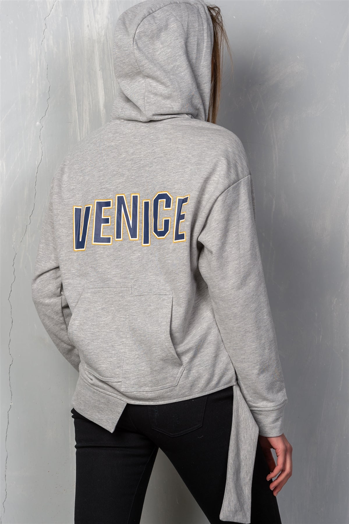 Graphic "venice" Pullover Hoodie