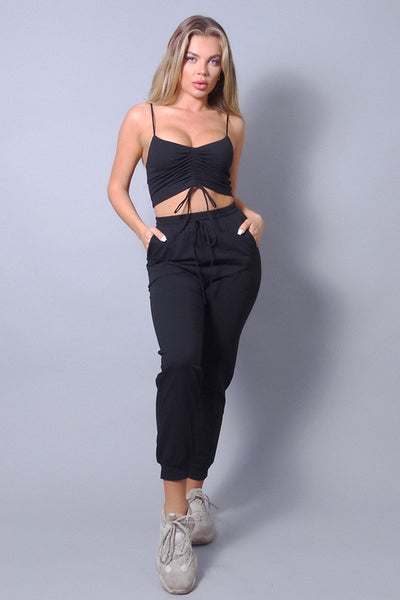 Crop Tank & Jogger Set