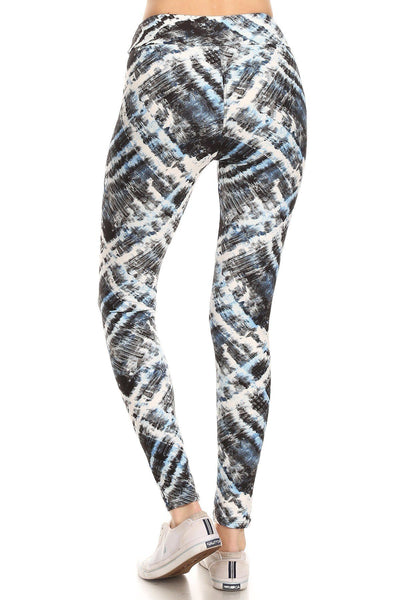 Yoga Style Banded Tie Dye Leggings