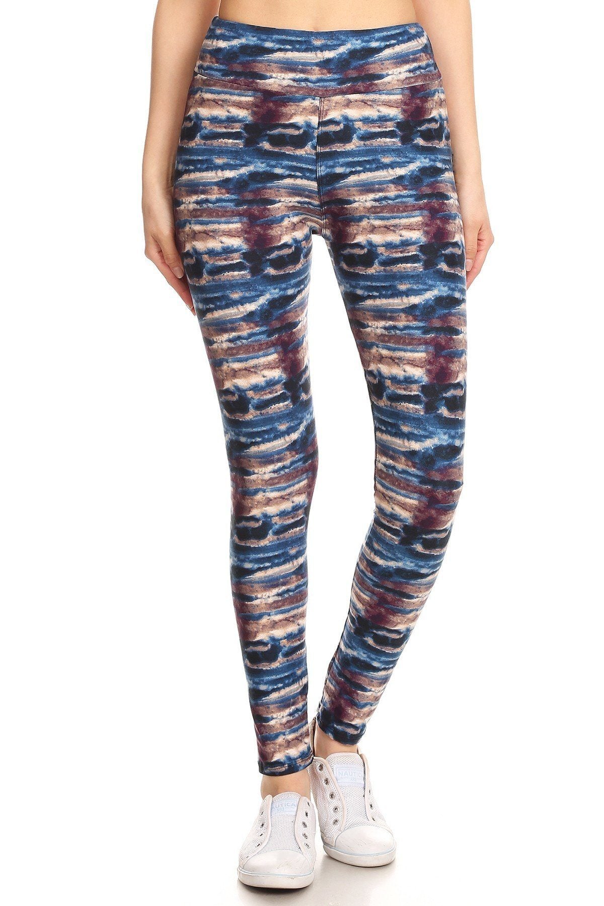 Yoga Style Banded Tie Dye Leggings