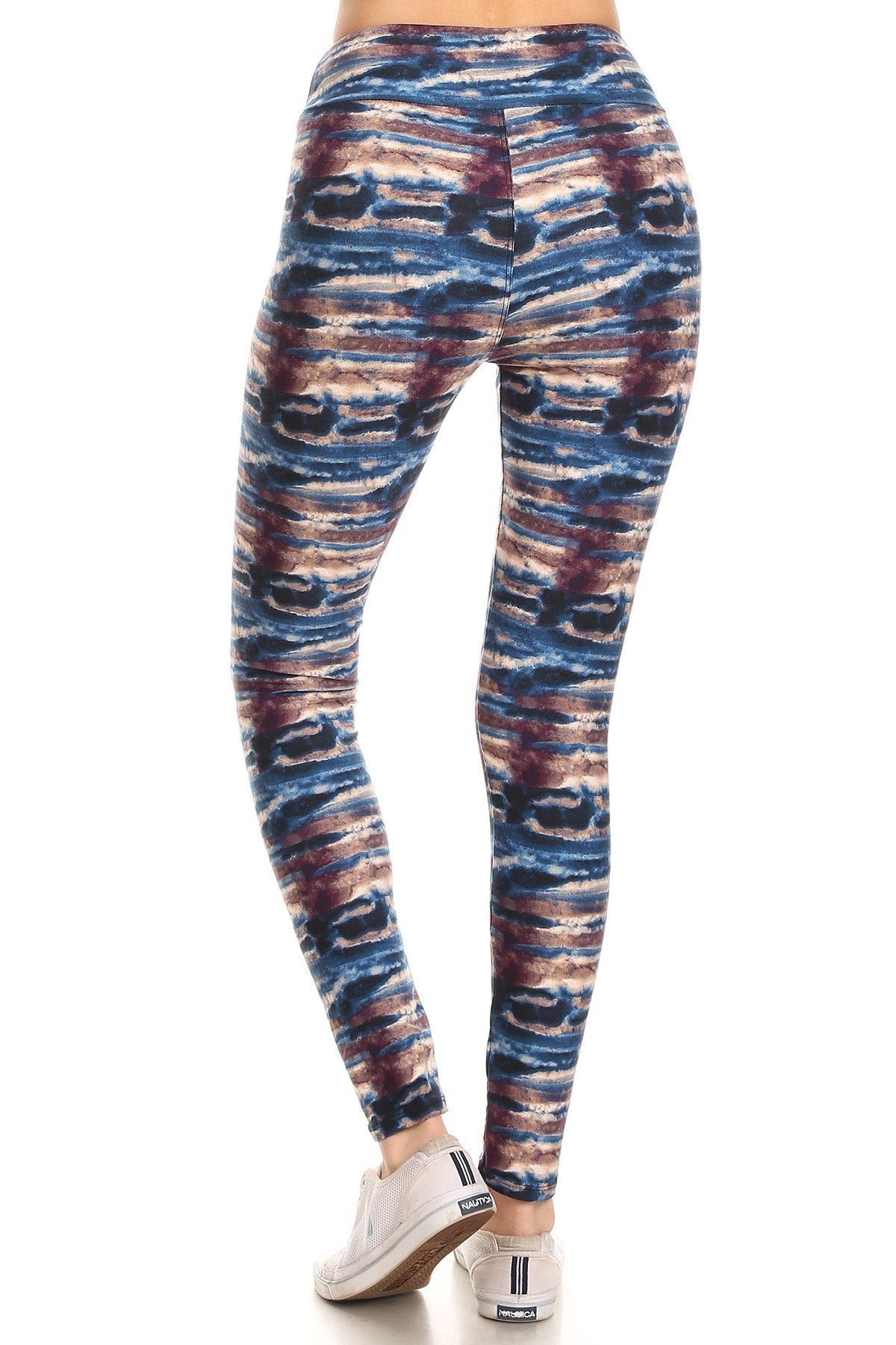 Yoga Style Banded Tie Dye Leggings