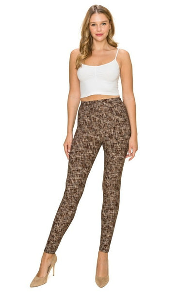 Multi Print High Waisted Leggings
