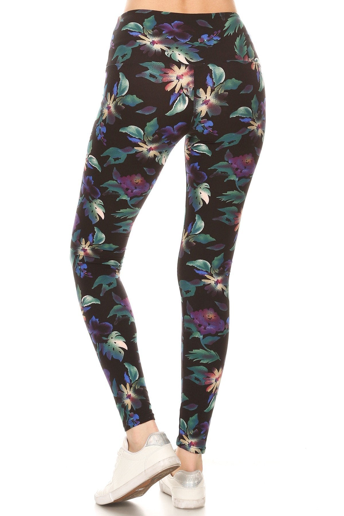 Floral Printed Knit Leggings
