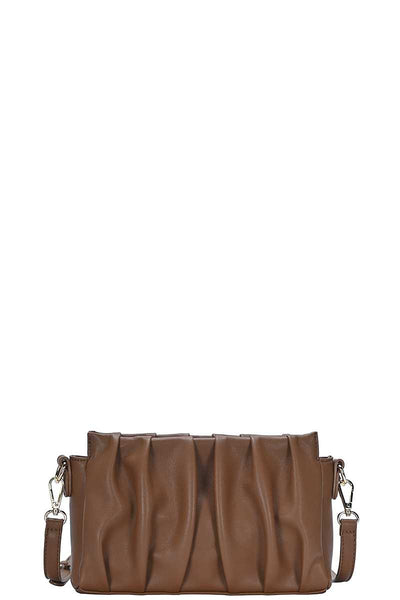 Stylish Smooth Wrinkled Crossbody Bag