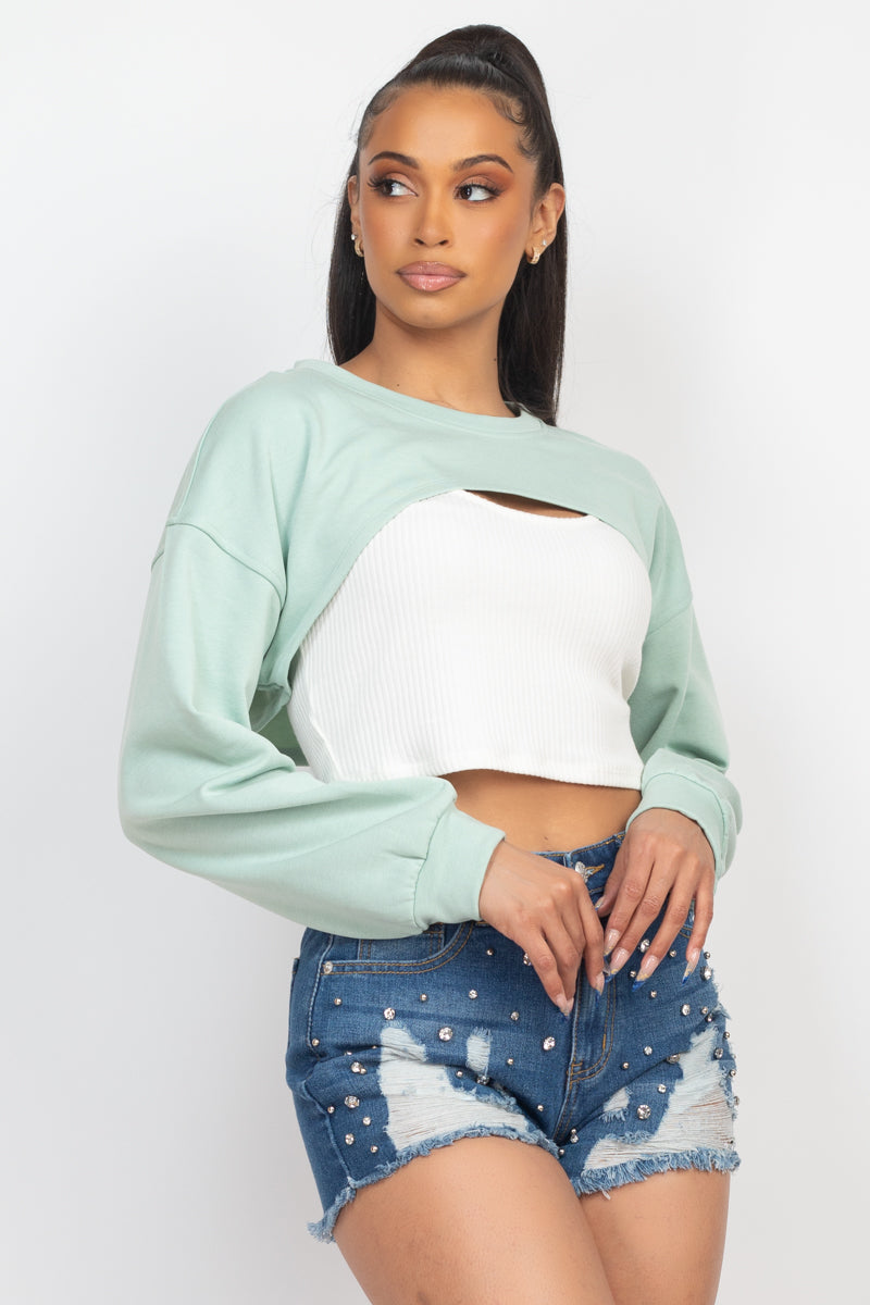 Crop Bolero Shrug