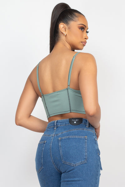 Bustier Ribbed Tank