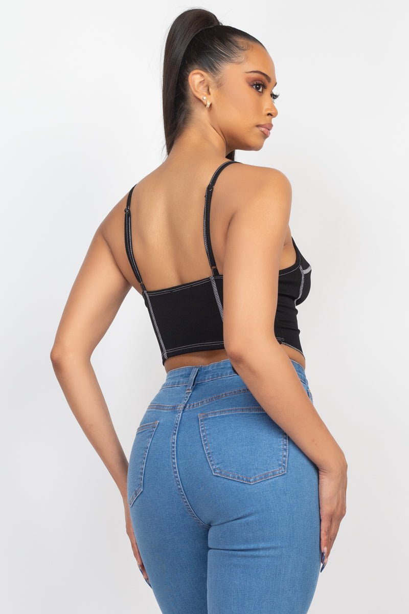 Bustier Ribbed Tank