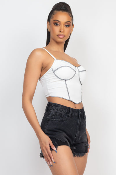 Bustier Ribbed Tank